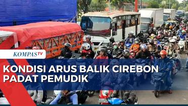 Jalan Simpang Pemuda Cirebon Pada Siang Hari Dipadati Pemudik Arus Balik | 27 April 2023