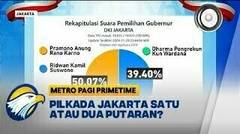 Adu Klaim Pilkada Jakarta Satu Atau Dua Putaran - [Metro Pagi Primetime]
