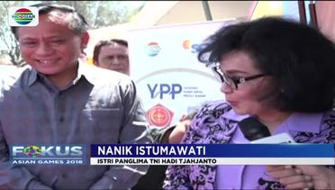 Istri Panglima TNI Kunjungi Posko Pengungsian Korban Gempa Lombok - Fokus Pagi