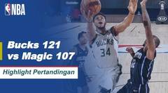 Match Highlight | Milwaukee Bucks 121 vs 107 Orlando Magic | NBA Playoff Season 2019/20
