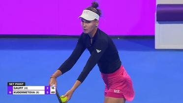 Coco Gauff vs Veronika Kudermetova - Highlights | WTA Qatar TotalEnergies Open 2023