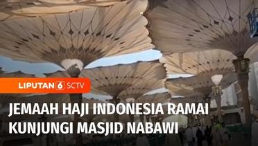 Live Report: Masjid Nabawi Ramai Dikunjungi Jemaah Asal Indonesia | Liputan 6