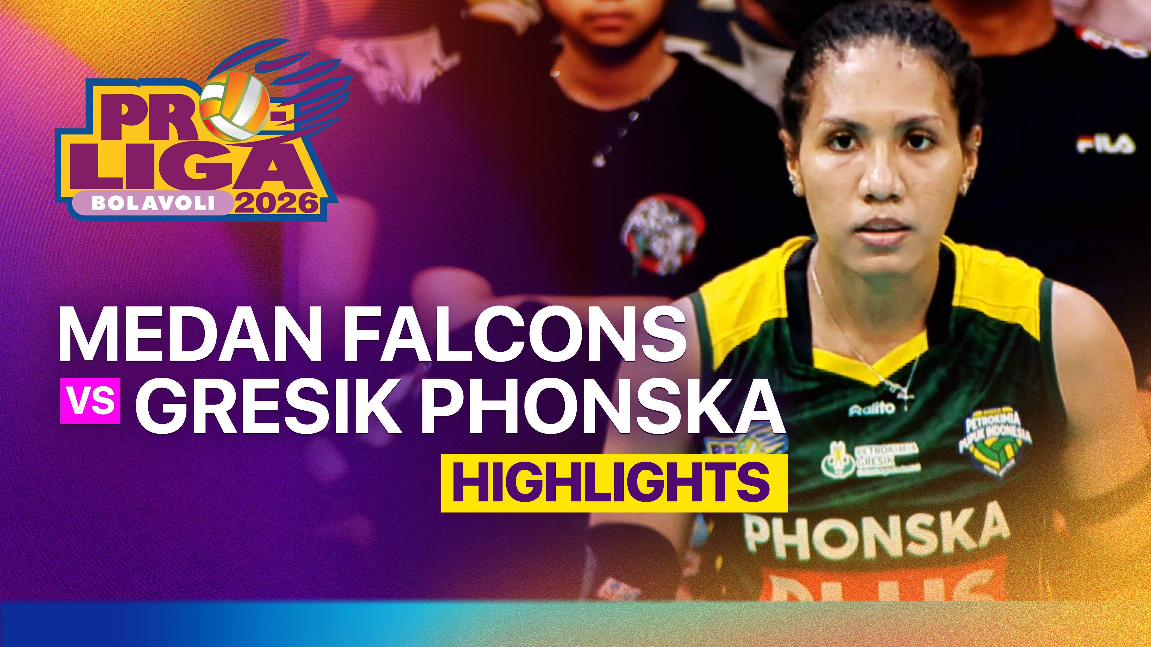 Falcons Volleyball Club Putri vs Gresik Petrokimia Pupuk Indonesia