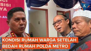 Polda Metro Jaya Bedah Rumah Warga di Jaksel, Rumah Pernah Ambruk