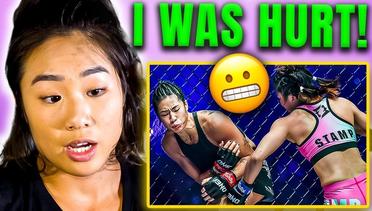 "Liver Shot HURT"  Angela Lee REACTS To Stamp Fight | ONE Playback