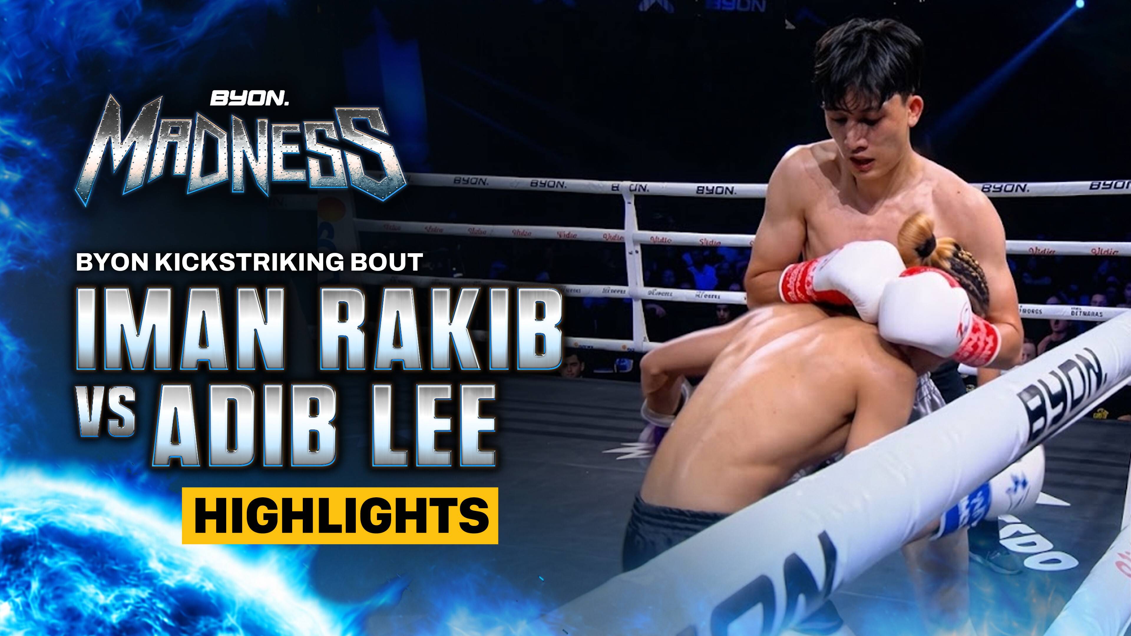 Iman Rakib vs Muhammad Adib - UCC Kickstriking Bout - BYON Madness 5
