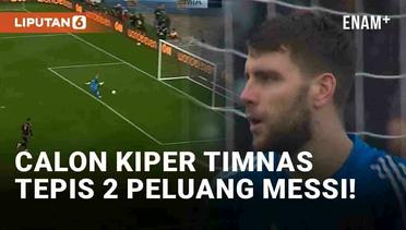 Aksi Calon Kiper Timnas Indonesia Maarten Paes Gagalkan Dua Peluang Gol Messi