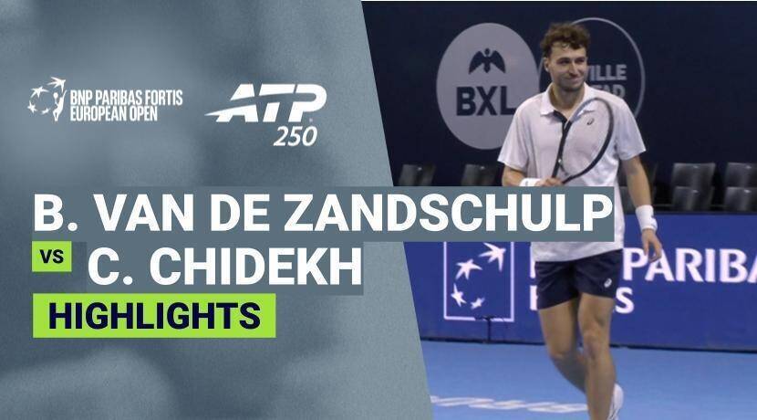 Botic van de Zandschulp vs Clement Chidekh - Round 1 | ATP 250: BNP Paribas Fortis European Open 2026