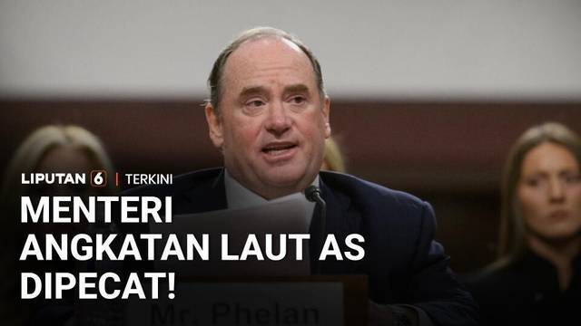 Menteri AL AS John Phelan Mundur Mendadak di Tengah Konflik Iran | Liputan 6