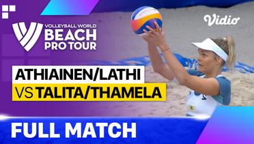 Full Match | Ahtiainen/Lahti (FIN) vs Talita/Thamela (BRA) | Beach Pro Tour - Challenge Itapema, Brazil 2023