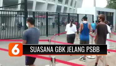 Dua Hari Jelang PSBB Total di Jakarta, GBK Makin Ramai Dikunjungi Warga untuk Berolahraga
