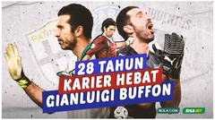 28 Tahun Perjalanan Karier Gianluigi Buffon, Kiper Terbaik Timnas Italia