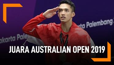 Lawan Anthony, Jonatan Christie Juara Australian Open 2019