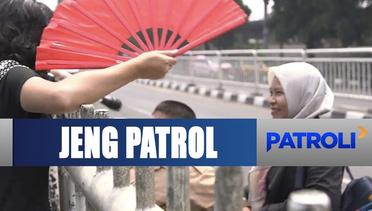 Aksi Jeng Patrol Sidak Pejalan Kaki yang Menyeberang Pagar Pembatas Jalan - Patroli