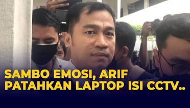 Dalam Eksepsi, Arif Rahman Patahkan Laptop isi Rekaman CCTV usai Ferdy Sambo Emosi