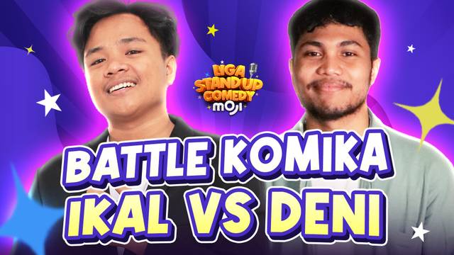 Ikal (Bekasi) vs Deni (Jaksel) | Semifinal Liga Stand Up Comedy Moji