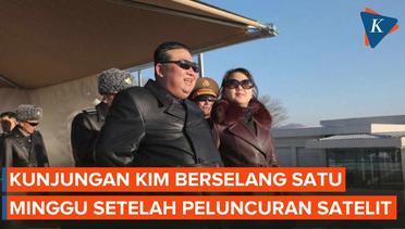 Kim Jong Un Kunjungi Pangkalan AU Korut Bersama Putrinya Usai Peluncuran Satelit Mata-mata
