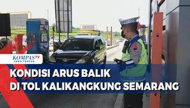 Kondisi Arus Balik di Tol Kalikangkung Semarang