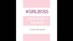 #GIRLBOSS Productivity Affirmations Journal Rose Stripe Cover (Stella Nadene Affirmations Journals) (Volume 8)