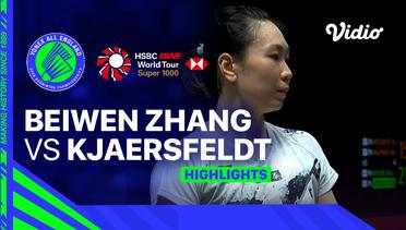 Women’s Single: Beiwen Zhang (USA) vs Line Hojmark Kjaersfeldt (DEN) | YONEX All England - Highlights | Yonex All England Open Badminton Championships