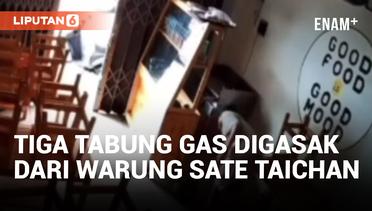 Beraksi di Kembangan, Pencuri Gasak Tiga Tabung Gas 3Kg dari Warung Sate Taichan