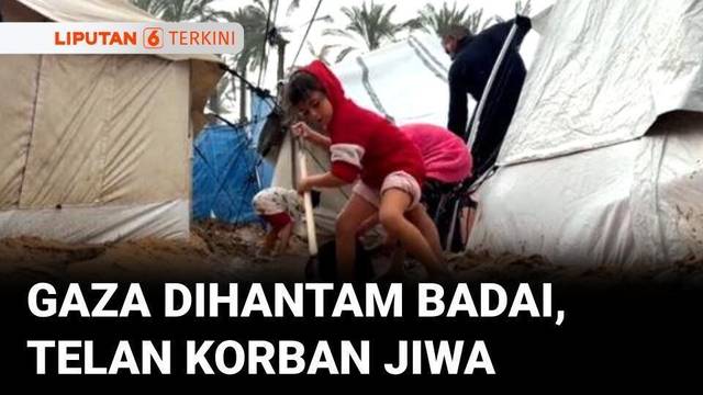 Badai Byron Hantam Gaza, Telan Korban Jiwa | Liputan 6