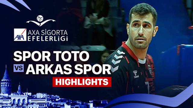 Spor Toto vs Arkas Spor - Highlights | Men's Turkish Volleyball League