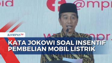 Jokowi Ungkap Alasan Pemerintah Berikan Insentif pada Pembeli Kendaraan Listrik
