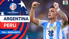Argentina vs Peru - Full Highlight | Copa America 2024