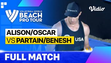 Full Match | Alison/Oscar (BRA) vs Partain/Benesh (USA) | Beach Pro Tour - Challenge Saquarema, Brazil 2023