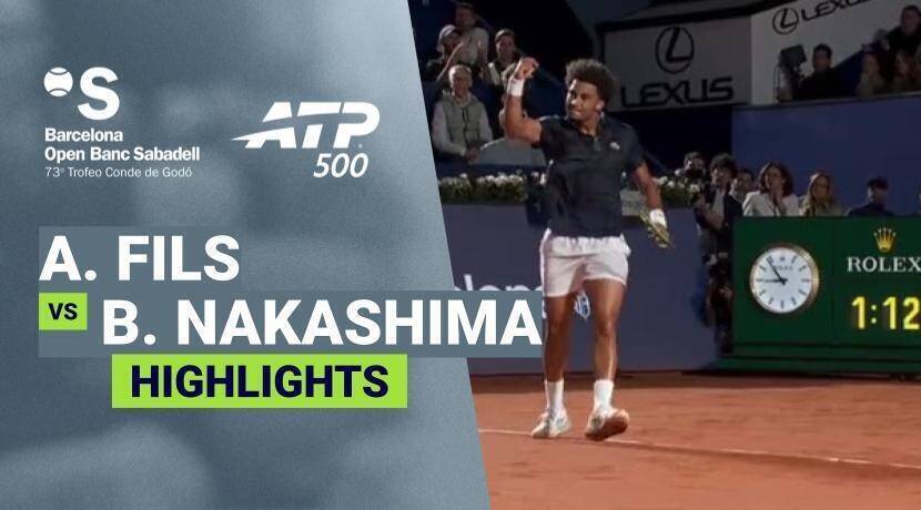 Arthur Fils vs Brandon Nakashima - Round of 16 | ATP 500: Barcelona Open Banc Sabadell 2026