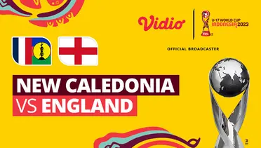 Link Live Streaming Kaledonia Baru U-17 vs Inggris U-17 - Vidio