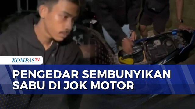 Sembunyikan 17 Paket Sabu di Jok Motor, Pemuda di Kendari Ditangkap Polisi
