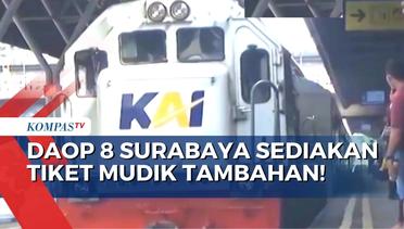 DAOP 8 Surabaya Sediakan KA Tambahan untuk Penuhi Kebutuhan Mudik Lebaran 2023