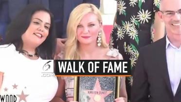 Tangis Kirsten Dunst Raih Bintang Walk Of Fame