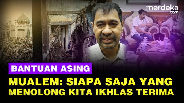Gubernur Aceh Mualem Dapat Bantuan Asing untuk Bencana: Siapa Saja Menolong Kita Terima