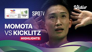 Kento Momota (JPN) vs Matthias Kicklitz (GER) - Highlights | Thomas Cup Chengdu 2024 - Men's Singles