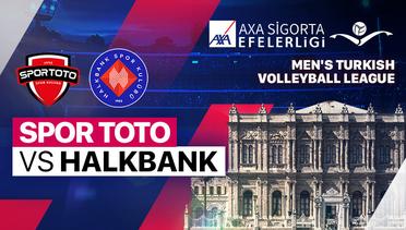 Spor Toto vs Halkbank - Full Match | Men's Turkish Volleyball League 2023/24