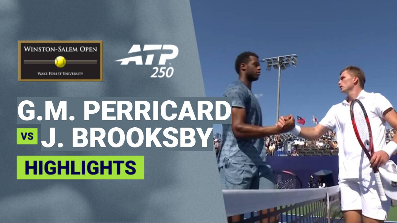 Giovanni Mpetshi Perricard vs Jenson Brooksby - Round 1 | ATP 250: Winston-Salem Open 2026