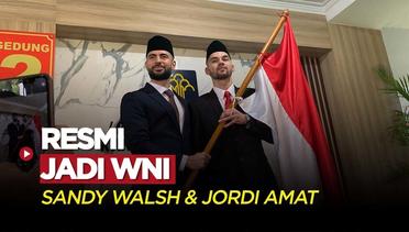 Momen Jordi Amat dan Sandy Walsh Resmi Jadi Warga Negara Indonesia