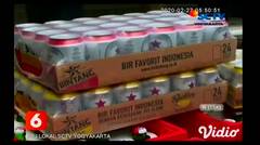 Polresta Yogyakarta Menyita Ratusan Botol Miras