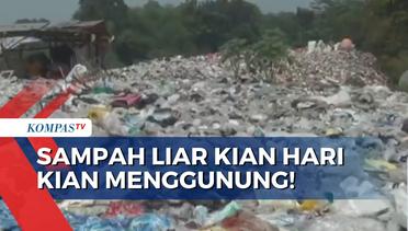 Warga Keluhkan Gunungan Sampah di Bantaran Kali Cikeas, Ketinggian Capai 2 Meter!