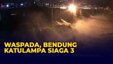 Bendung Katulampa Siaga 3, Warga Jakarta di Bantaran Kali Diminta Waspada