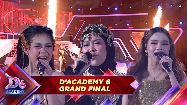Kasih Sentuhan Rock!! Selfi Yamma-Lady Rara-Melly Lee "Tak Bisa Menunggu" Tampil Energik | D'Academy 6