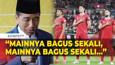 Jokowi Puji Timnas Indonesia Kalahkan Vietnam 1-0 di Piala Asia: Mainnya Bagus Sekali!