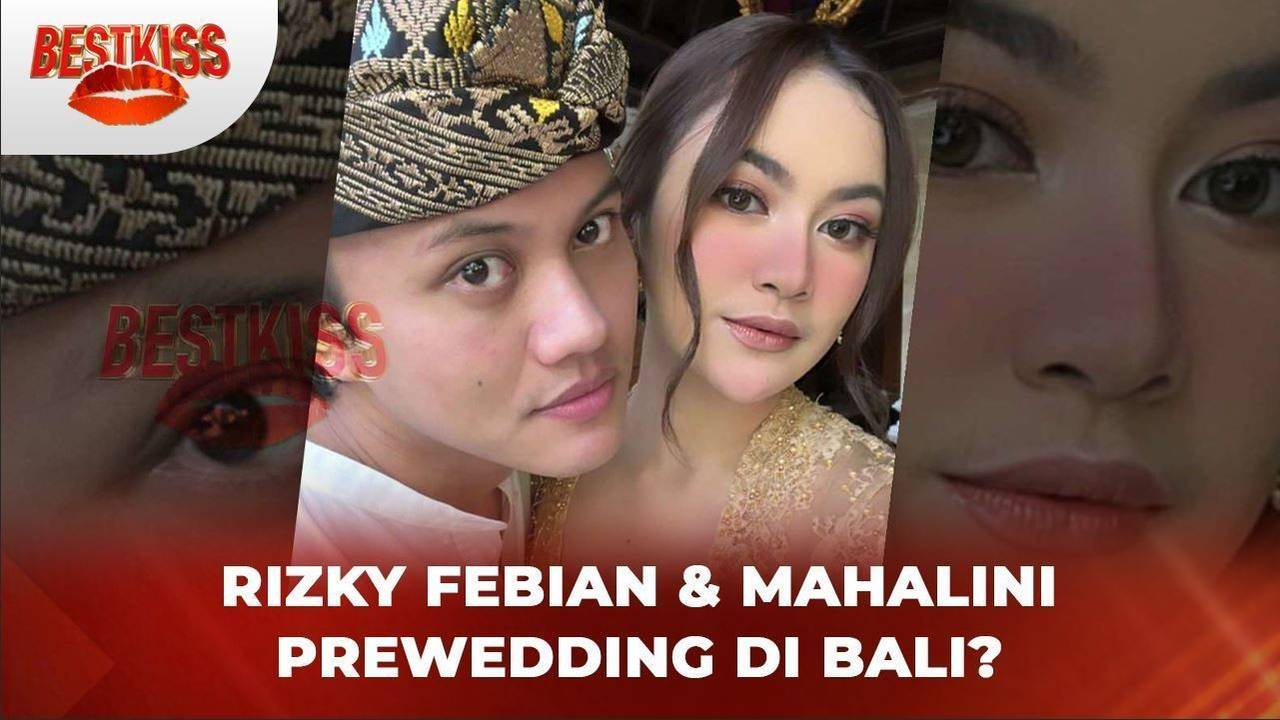 Memakai Pakaian Adat Bali, Rizky Febian dan Mahalini Poto Prewedding