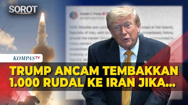 Trump Ancam Hancurkan Iran jika Coba Membunuhnya: 1.000 Rudal Siap Ditembakkan