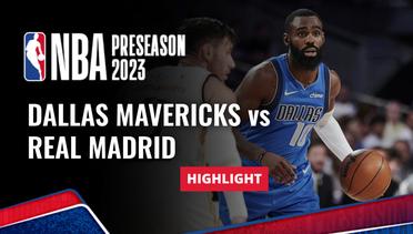 Dallas Mavericks vs Real Madrid - Highlights | NBA Preseason 2023/24