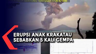 Aktivitas Gunung Anak Krakatau Terus Meningkat