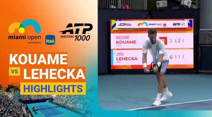 Moise Kouame vs Jiri Lehecka - Round 2 (Court 5) | ATP 1000: Miami Open presented by Itau 2026